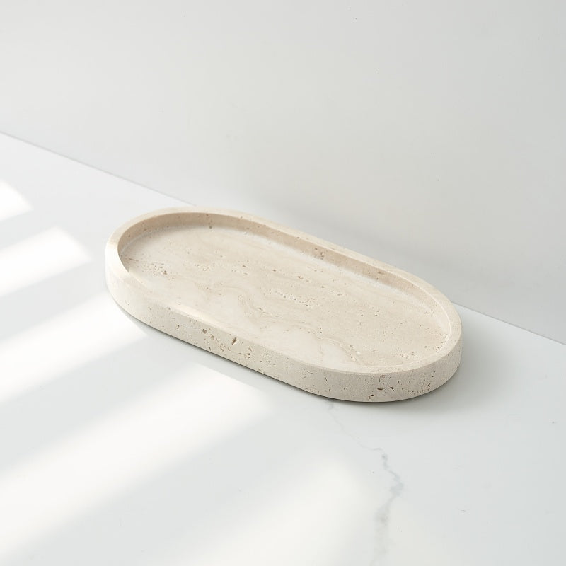 Livvy Travertine Ritual Tray